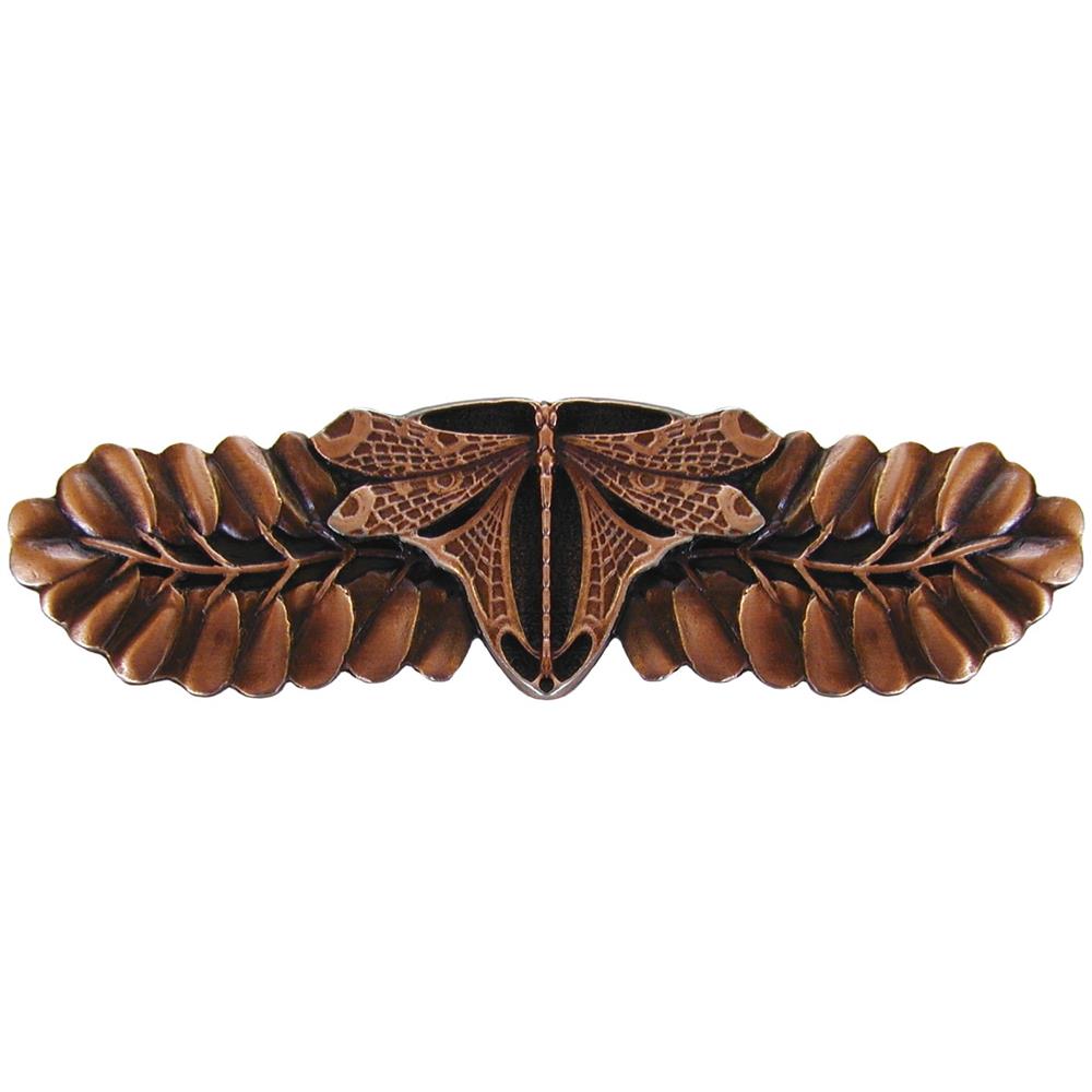 Notting Hill NHP-607-AC Dragonfly Pull Antique Copper